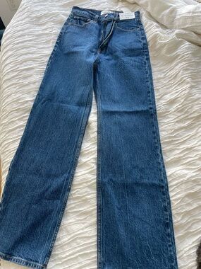 Abercrombie & Fitch High Rise '90s Relaxed Jeans - Blue